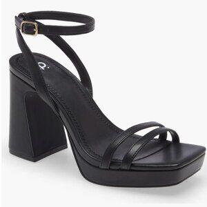 Platform Block Heel Sandal Women's Size 5